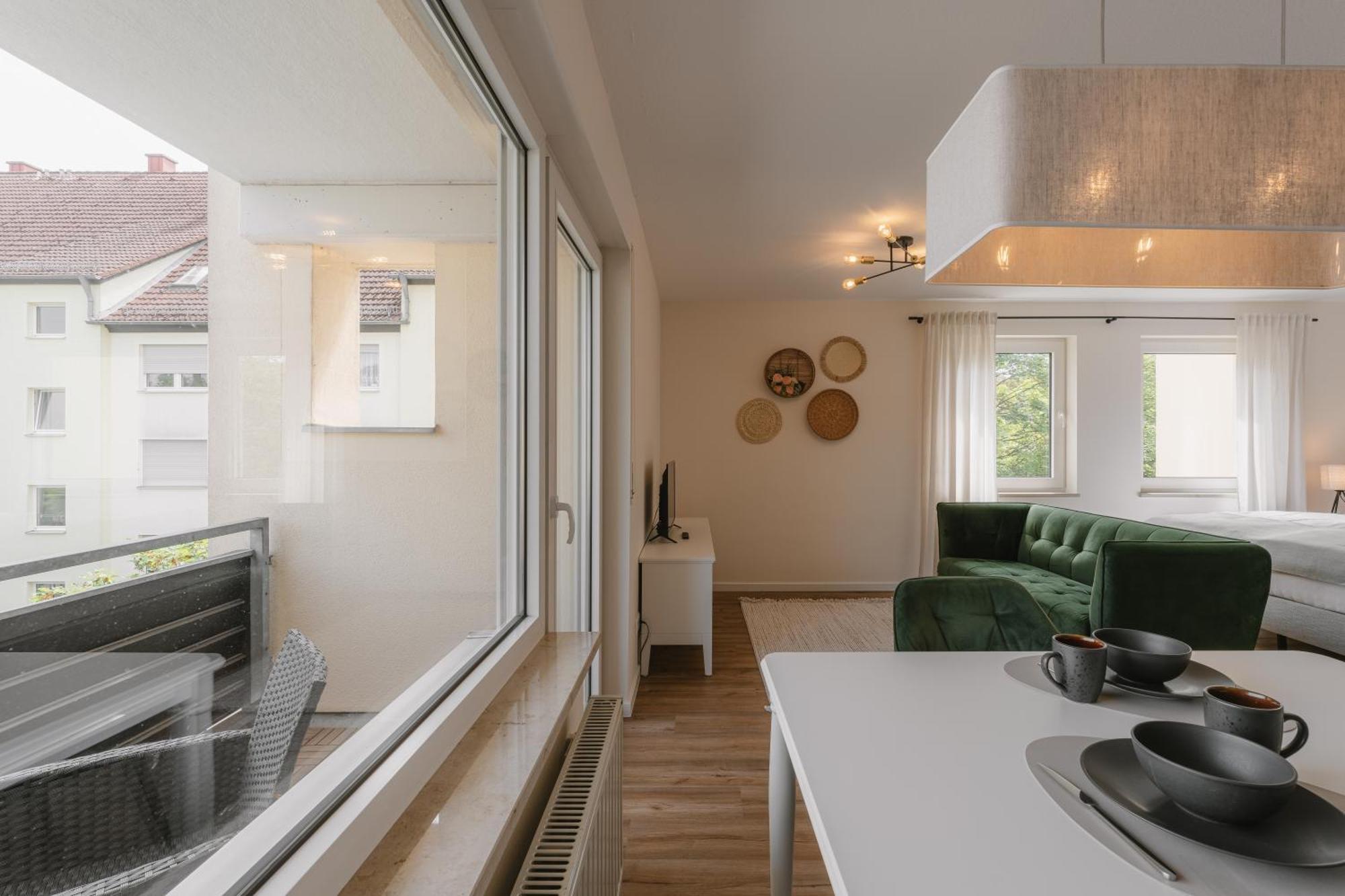 Exklusiv & Zentral: 1-Zi. Apartment Mit Balkon Stellplatz Bayreuth Dış mekan fotoğraf